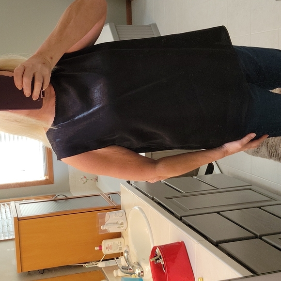 Nwot Karen Scott Black Beaded Rayon/Polyester Sleeveless Blouse Size Xl - Picture 2 of 13